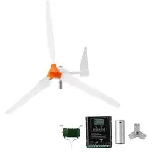Vevor 1500W 24V Horizontale Windkraftanlage mit Wind- &amp; Solar-Hybridregler
