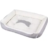 Sonstiges Hundebett mit Rand Waschbar Grau Beige XL