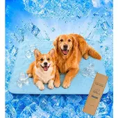 Sonstiges Kühlmatte Hund selbstkühlend waschbar Blau 107x71 cm
