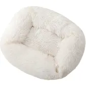 Sonstiges Haustierbett Plüschmatte Hundebett Katzenbett Hundekorb L Weiß