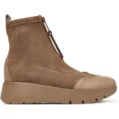 Hispanitas für Damen. HI265104 Stiefeletten aus Leder Montana beige (40), 3 bis 5 cm, Reißverschluss, Lässig, Taupe