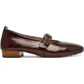 Hispanitas für Damen. HI265098 Oslo Lederschuhe braun (38), Wohnung, Schnalle, Lässig