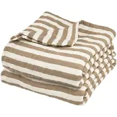 Meyco Baby Fat Stripe 120x120 Cm Musselin 2 Einheiten