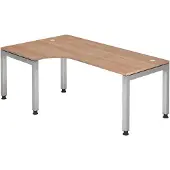 Hjh OFFICE PRO JAVA 82 S - 200 x 120 Nussbaum höhenverstellbar