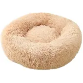Sonstiges Hundebett Katzenbett Flauschig Rund aus Plüsch 110CM Gold