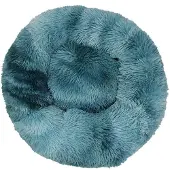 Sonstiges Hundebett Katzenbett Flauschig Rund aus Plüsch 50CM Trübes Blau