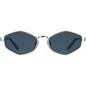 Karl Lagerfeld Women's Sunglasses KL365S - Silver with Solid Blue Lens