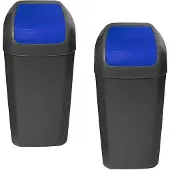 Wellhome Mülleimer 15l 2 Einheiten