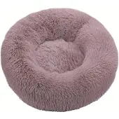 Sonstiges Hundebett Katzenbett Flauschig Rund aus Plüsch 100CM braun