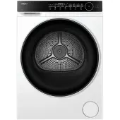 Haier HD100-C367LU1-S, Freistehend, Frontlader, Wärmepumpe, Schwarz, Weiß, Drehregler, Touchsteuerung, 126 l
