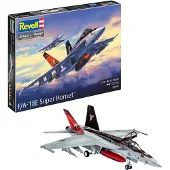 Revell F/A-18E Super Hornet, Fixed-wing aircraft model, Montagesatz, 1:144, F/A-18E Super Hornet, Männlich, Kunststoff