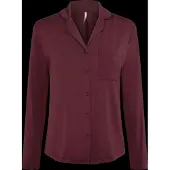 Hunkemoller Langärmelige Jersey-Jacke Essential Lila