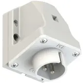 Pce 592-12v CEE-Wandgerätestecker 32A 2p 42VAC 50/60Hz IP44 TWIST 59212v