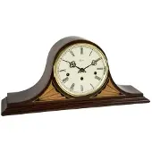 Hermle 21153-031050 mechanische Tischuhr Nussbaum – 3 Melodien