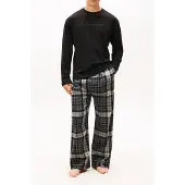 Tommy Hilfiger Longsleeve UM0UM03651 Schwarz Regular Fit