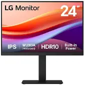 LG 24BA55W-B, 61 cm (24"), 1920 x 1200 Pixel, WUXGA, 5 ms, Schwarz