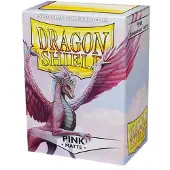 Dragon Shield ART11012 - Matt - Pink (100), Schutzhülle für Karten