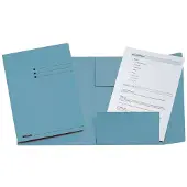 Esselte Dreiflügelmappe Jurismappe Folio Karton 240 mm x 318 mm Blau