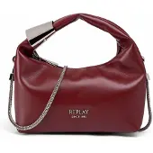Replay Umhängetasche Handtasche Hand Bag Red dunkelrot