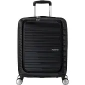 American Tourister Flashline Spin. 55/20 Frontloader Cabin Trolley shadow black