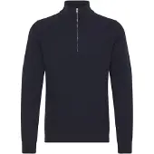 Casual Friday Troyer "Troyer CFKarl", Herren, Gr. M, blau (schwarz navy), Obermaterial: 80% Wolle WO. 20% Polyamid PA., Pullover Troyer