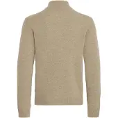 Casual Friday Troyer "Troyer CFKarl", Herren, Gr. M, beige (silber mink), Obermaterial: 80% Wolle WO. 20% Polyamid PA., Pullover Troyer