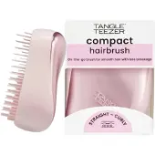 Tangle Teezer Compact Styler Pink Matte Chrome Haarbürste zum Entwirren