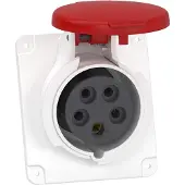 Schneider Electric Electric PKF16F435 CEE Anbausteckdose, Schraubklemmen, 16A, 3p+N+E, 380-415 V AC
