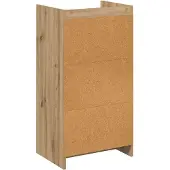 vidaXL Schuhschrank 48 x 36 x 92 cm Holzwerkstoff Artisan-Eiche