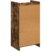 vidaXL Schuhschrank Geräucherte Eiche 48 x 36 x 92 cm Holzwerkstoff