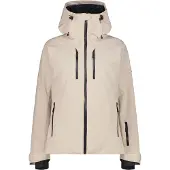 CMP Damen Stretch Skijacke Clima Protect mit Kapuze beige 40
