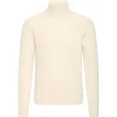 Casual Friday Rollkragenpullover "Strickrollkragenpull CFKarl", Herren, Gr. XXL, beige (light sand melange), Obermaterial: 80% Wolle WO. 20% Polyamid PA., normal, Pullover Rollkragenpullover