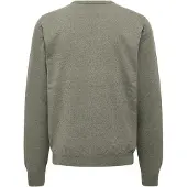Blend Rundhalspullover "Pullover", Herren, Gr. 3XL, grün (deep forest), Strick, Obermaterial: 100% Polyester, unifarben, regular fit normal, Rundhals, Bündchen, Pullover Rundhalspullover, Kunstfaser