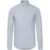 Casual Friday Businesshemd "Businesshemd CFViggo", Herren, Gr. L, N-Gr, blau (pale blau), Obermaterial: 97% Baumwolle CO. 3% Elasthan EL., normal, Hemden Businesshemd