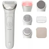 Philips BRE748/00, Folienschaber, 1 Kopf/Köpfe, Grau, Exfoliation, Rasieren, Glättende Pedikürrolle, Batterie, Integrierte Batterie