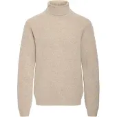 Casual Friday Rollkragenpullover "Strickrollkragenpull CFKarl", Herren, Gr. XL, silber (silber mink melange), Obermaterial: 80% Wolle WO. 20% Polyamid PA., Pullover Rollkragenpullover