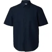 Selected femme SELECTED MEN Slmclaus-Clay Reg Linenblend Ss Sht Noos