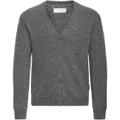 Casual Friday Strickjacke "Strickjacke CFKarl", Herren, Gr. 3XL, grau (pewter mix), Obermaterial: 80% Lammfell LF. 20% Polyamid PA., normal, Strickjacken Strickjacke
