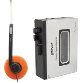 Groov-e PS530SR Portable Cassette Player with Bluetooth