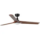 Faro DC Deckenventilator Heywood L Schwarz mit LED & Fernbedienung 132