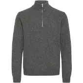 Casual Friday Troyer "Troyer CFKarl", Herren, Gr. XL, grau (pewter mix), Obermaterial: 80% Wolle WO. 20% Polyamid PA., Pullover Troyer