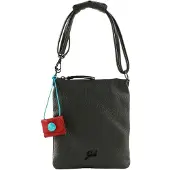 Gabs Leder Umhängetasche Schultertasche Beyonce Crossbody Bag Lava dunkelgrau