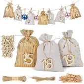 Dripio Adventskalender 13x18 cm, 24 Fächer, DIY, nachfüllbar