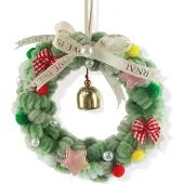 OEM Bastelset: 151-tlg. Weihnachtskranz, Pfeifenreiniger, Pompons, DIY