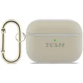 GUESS Schutzhülle für AirPods Pro 3, Grained PolyurethanClassic Logo Case, Golden