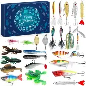 Dripio Angel-Adventskalender 2026 – 24 Köder für Angler