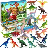 Dripio Adventskalender, Dinosaurier-Grün, 200 g, 20x20 cm, Weihnachtsdeko