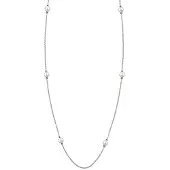Bibei Damen-Halskette aus Sterling Silber 925 mit Perlen BICLL031