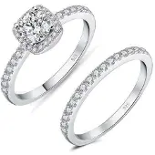 Bibei Ewiger Glanz Damenring 925 Sterling Silber BIAN021