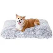 EHEYCIGA Flauschiges Hundebett Waschbar Grau 75x50cm
